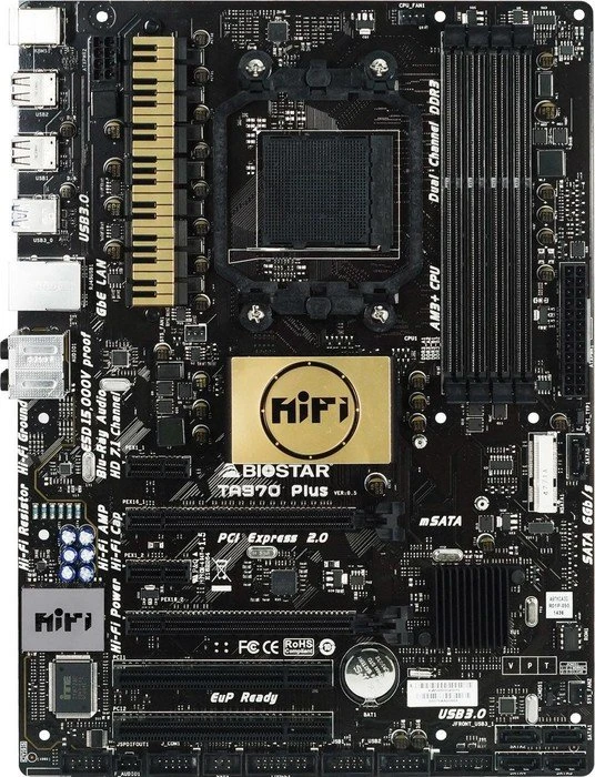 Biostar TA970 Plus (AMD AM3+)