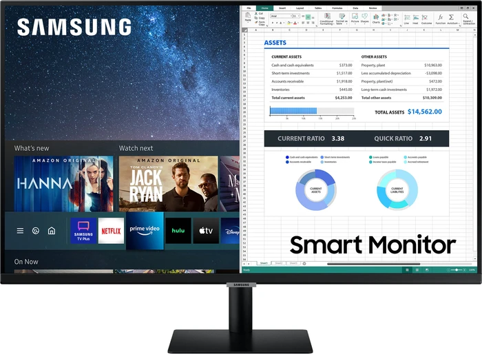 Samsung Smart Monitor M7 M70A, schwarz, 31.5"