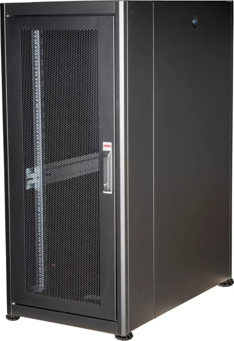 Roline / Secomp Basic 19" Netzwerkschrank 26HE, montiert, Glastür, IP20, RAL 9005, 1000mm tief