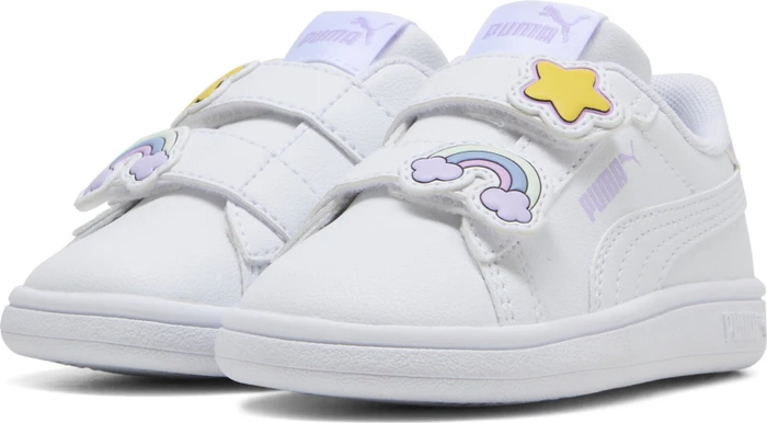 Puma Smash 3.0 Badges puma white/light lavender (Junior)