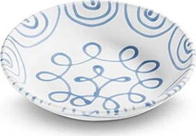 Gmundner Keramik Blaugeflammt Suppenteller 20cm