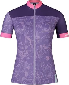 Endura FS260 Floral Block Trikot kurzarm bramble (Damen)