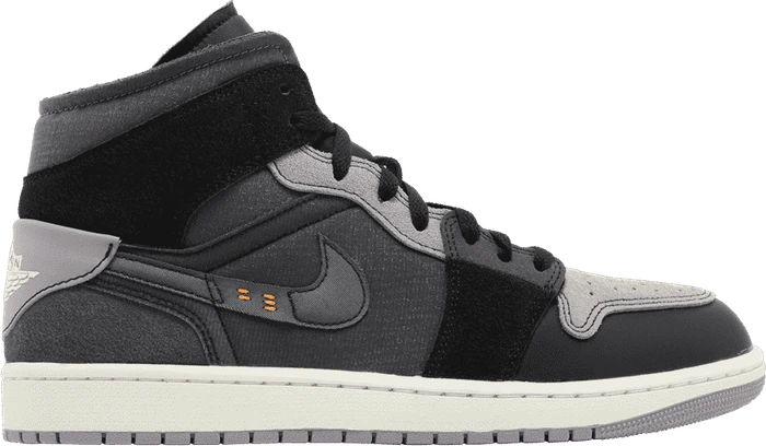 Nike Air Jordan 1 Mid SE Craft black/light graphite/sail/cement grey (Herren)