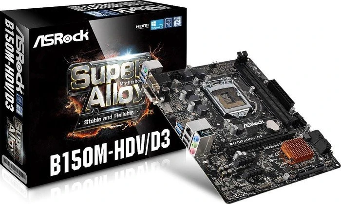 ASRock B150M-HDV/D3 (Intel 1151)