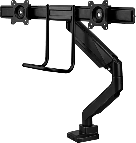 Fellowes Swing Crossbar Monitorarm Dual schwarz
