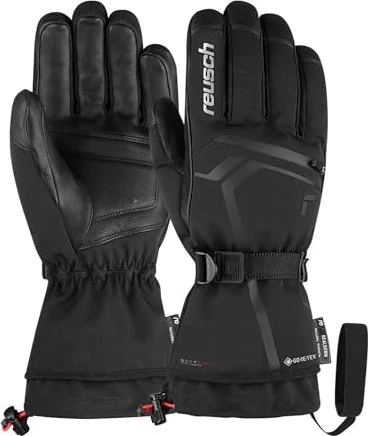 Reusch Down Spirit GTX Skihandschuhe schwarz/silber