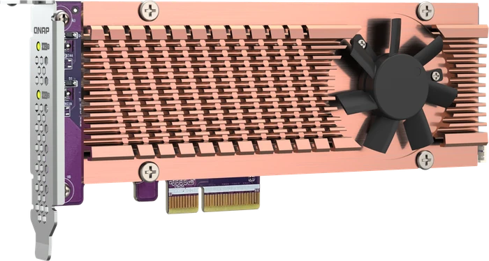 QNAP QM2 Expansion Card, 2x M.2 PCIe, PCIe 3.0 x4