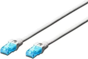 Digitus Patchkabel, Cat5e, U/UTP, RJ-45/RJ-45, 10m, grau
