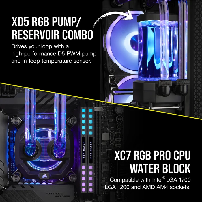 Corsair Hydro X Series iCUE XH305i RGB Pro Custom Cooling Kit, schwarz