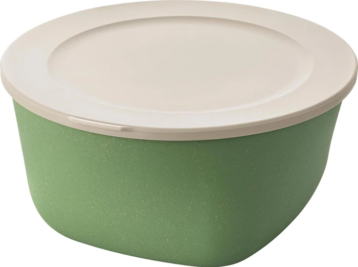 koziol Connect Box 2 mit Deckel Speisegefäß 2l nature leaf green (7871703)