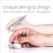 Swiftpoint PadPoint Premium Wireless iPad Mouse weiß/grau, USB/Bluetooth Vorschaubild