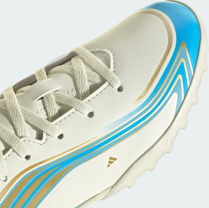 adidas F50 League Messi TF ivory/semi blue burst/icey blue (Junior)