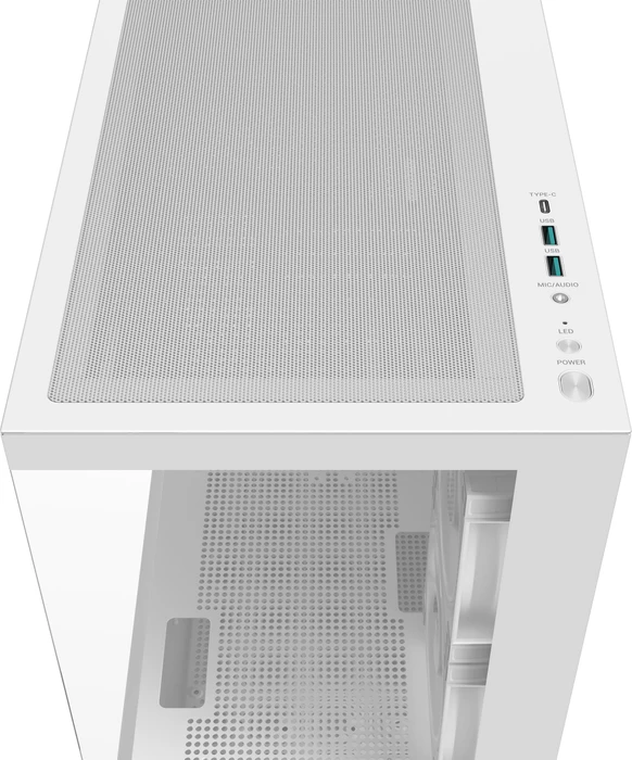 DeepCool CG380 3F WH, weiß, Glasfenster