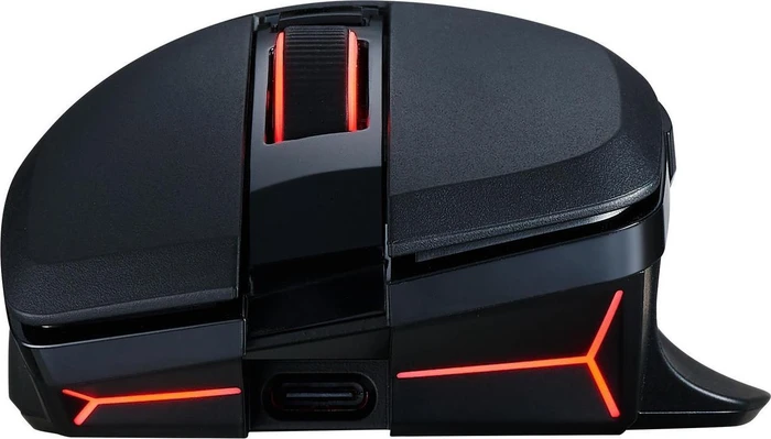 PowerColor Alphyn AM10 Wireless Gaming Mouse schwarz, USB/Bluetooth