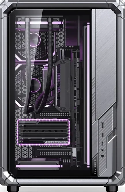 Jonsbo X400 Pro Gray, Glasfenster