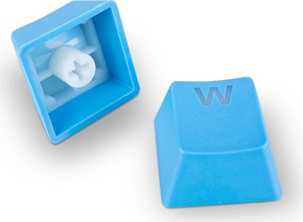 Sharkoon Skiller SAC14 Keycap Set, Kunststoff (PBT) Double-Shot, blau, 14 Tasten