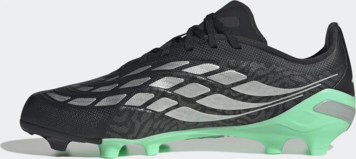 adidas Predator League FG core black/silver metallic/pulse mint (Junior)