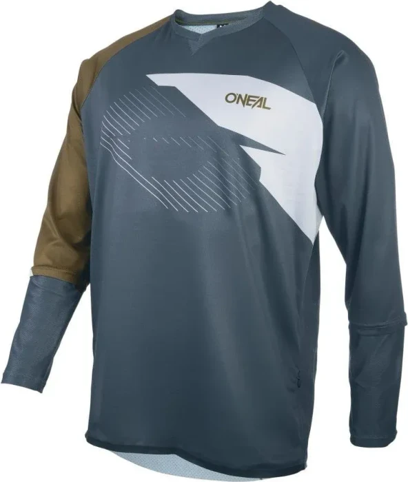 O'Neal Tobanga Trikot langarm grau/oliv (Herren)