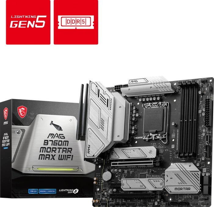 MSI MAG B760M Mortar MAX WIFI (Intel 1700)