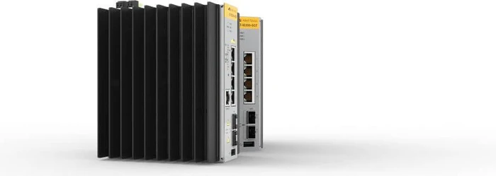 Allied Telesis IE200 Industrial Railmount Managed Switch, 4x RJ-45, 2x SFP, 120W PoE+