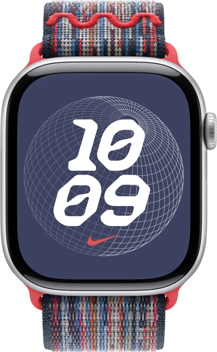 Apple Nike Sport Loop für Apple Watch 46mm blau/rot