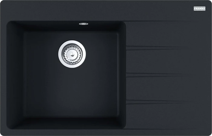 Franke Centro CNG 611-78 A Einbau Becken links black matt