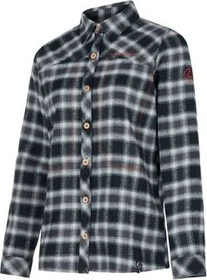 La Sportiva Rambler Flannel Hemd langarm black/cherry tomato (Damen)