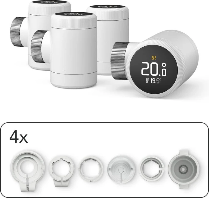 tado Smart Heizkörper-Thermostat X, Heizungssteuerung, 4er-Pack