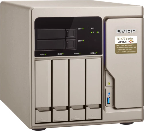 QNAP Turbo Station TS-677-1600-64G, 64GB RAM, 4x RJ-45 1000Base-T, 1x USB-C 3.1