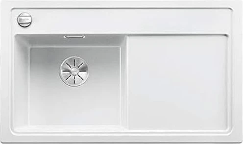 Blanco Zenar 45 S-F InFino Becken links mit Ablauffernbedienung weiß