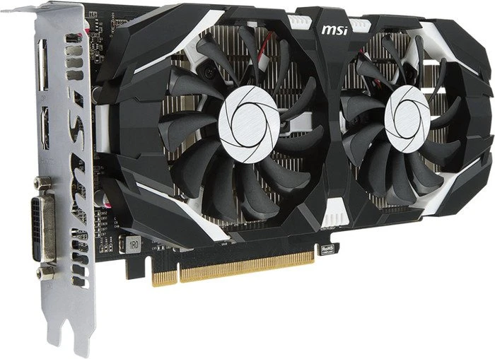 MSI GeForce GTX 1050 Ti 4GT OC, 4GB GDDR5, DVI, HDMI, DP
