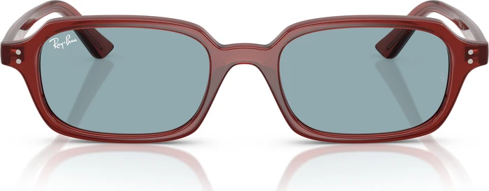 Ray-Ban RB4455 Zuri Bio-Based polished rusty brown/blue