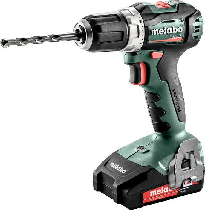 Metabo BS 18 L BL Akku-Bohrschrauber inkl. Koffer + 2 Akkus 2.0Ah