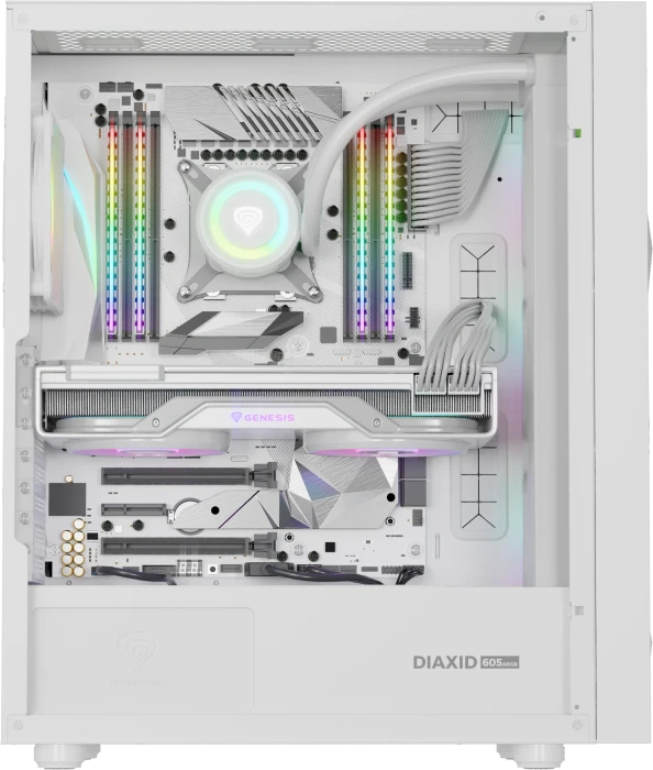 Genesis Diaxid 605 ARGB, weiß, Glasfenster