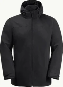 Jack Wolfskin Taubenberg 3in1 Funktionsjacke schwarz (Herren)