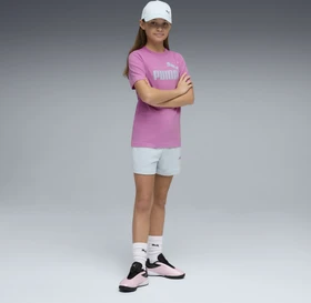 Puma Flaming Love T-Shirt and Shorts Set mauve pop (Junior)