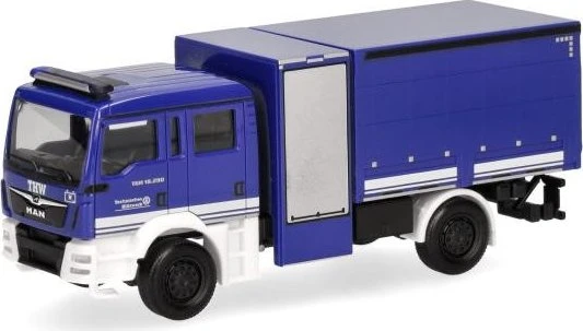 Herpa MAN TGM Mehrzweckgerätefahrzeug Plane THW