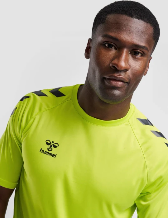 hummel Core XK Funktionsshirt kurzarm lime popsicle (Herren)