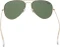 Ray-Ban RB3025 Aviator Classic 55mm gold/green classic Vorschaubild