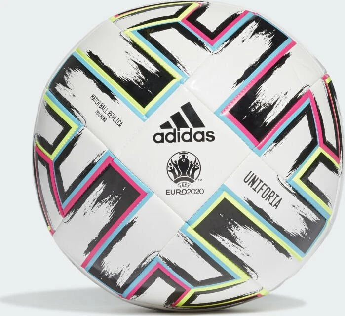 adidas Uniforia Training Fußball white/black/signal green/bright cyan