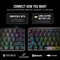 Corsair Gaming K70 PRO MINI Wireless, MX SPEED RGB Silver, USB/Bluetooth, US Vorschaubild