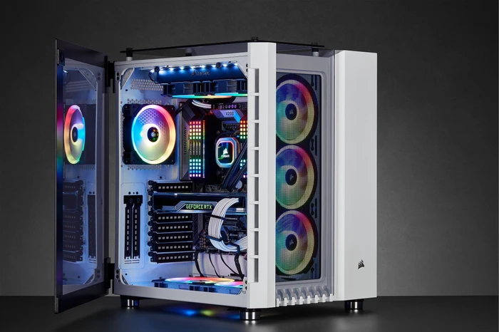 Corsair Crystal Series 680X RGB, weiß, Glasfenster