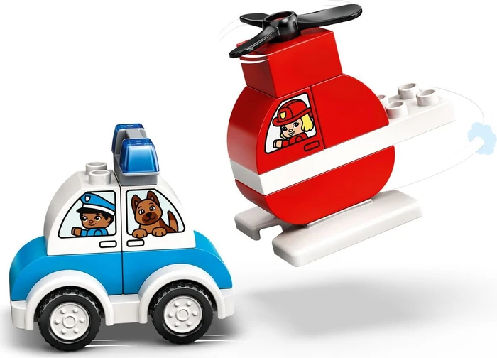 LEGO DUPLO - Mein erster Feuerwehrhubschrauber und mein erstes Polizeiauto