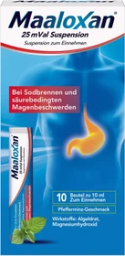 Sanofi-Aventis Maaloxan 25mVal Suspension, 100ml (10x 10ml)