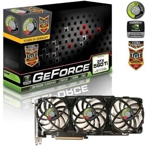 Point of View GeForce GTX 560 Ti TGT Ultra Charged Triple Fan, 1GB GDDR5, 2x DVI, Mini HDMI