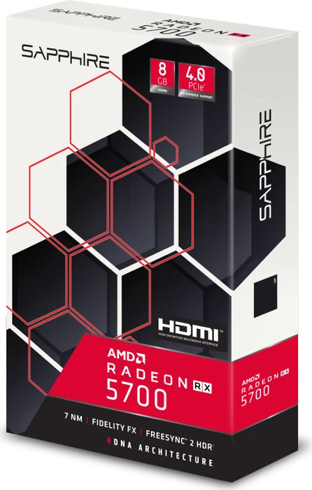 Sapphire Radeon RX 5700 8G, 8GB GDDR6, HDMI, 3x DP, lite retail