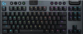 Logitech G915 TKL Carbon, LEDs RGB, schwarz, GL Tactile, USB/Bluetooth, US