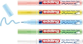 edding 751 Glanzlackmarker pastell sortiert, 5er-Set