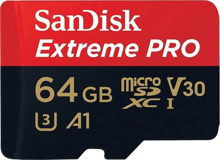 SanDisk Extreme PRO, microSD UHS-I U3, A1, V30, Rev-CG