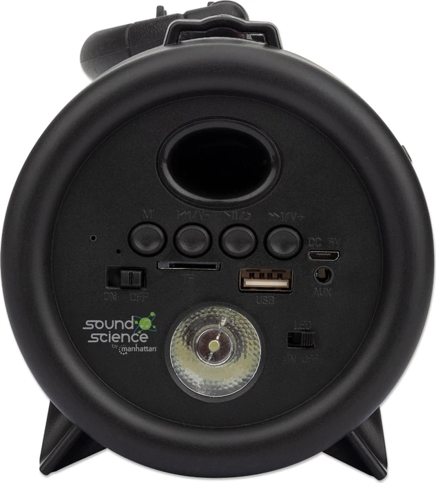Manhattan Sound Science Bluetooth-Lautsprecher mit Tragegriff grün